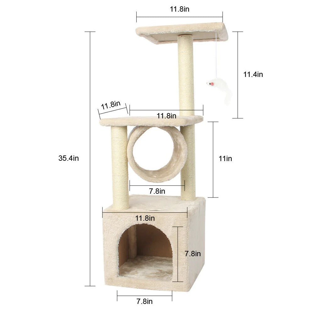 Tree House Tower for Cats