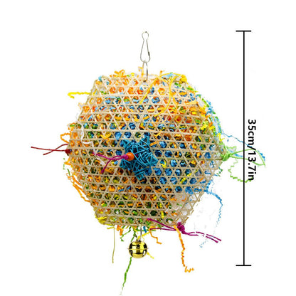 Colorful Parrot Climbing and Foraging Toys