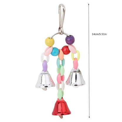 Hanging Parrot Play Toy with Bell